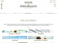 houseperformance.ch Webseite Vorschau