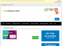 tv-module-shop.at Webseite Vorschau