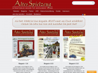 altes-spielzeug-magazin.de Webseite Vorschau