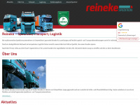 reineke-spedition.de Webseite Vorschau