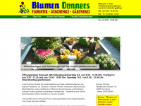 blumen-donners.de Webseite Vorschau