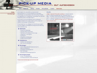 pick-up-media.de Webseite Vorschau