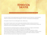 transitiontheater.net Webseite Vorschau