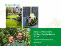 gartenbau-hoefener.de Webseite Vorschau