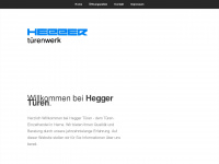hegger-tueren.de Webseite Vorschau