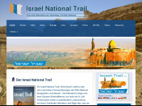 israel-trail.com Webseite Vorschau