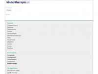 kindertherapie.at Webseite Vorschau