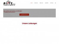 blitztrans.net Webseite Vorschau