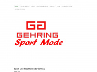 sportgehring.at Webseite Vorschau