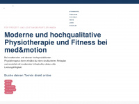 medandmotion.ch Webseite Vorschau