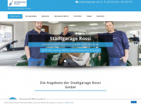 stadtgarage-rossi.ch Webseite Vorschau