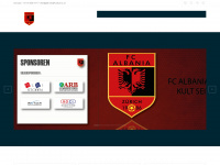 fcalbania.ch Webseite Vorschau