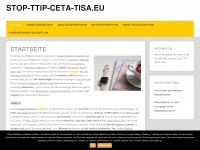 stop-ttip-ceta-tisa.eu Webseite Vorschau