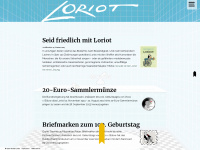 loriot.de Webseite Vorschau