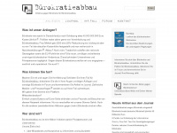 buerokratieabbau.eu Webseite Vorschau