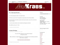 mr-krabs.de Webseite Vorschau