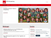 spd-zwingenberg.de Webseite Vorschau