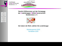 uwg-nordkirchen.de Webseite Vorschau