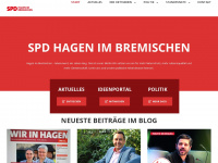 spd-hagen-cux.de Webseite Vorschau