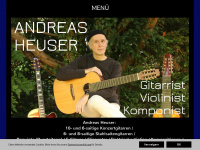 andreasheuser.com Webseite Vorschau