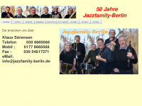 jazzfamily-berlin.de Webseite Vorschau