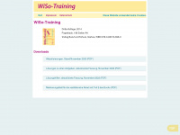 wiso-training.de Webseite Vorschau