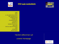 etsv-lauda-leichtathletik.de Webseite Vorschau