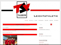 leichtathletik.tsv-talheim.de Webseite Vorschau