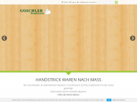 goschler-handstrick.at Webseite Vorschau