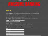 awesomebanking.wordpress.com Webseite Vorschau