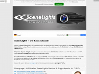 scenelights.at Webseite Vorschau