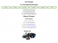 12v-pumpen.de Webseite Vorschau