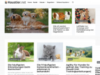 haustier.net Webseite Vorschau