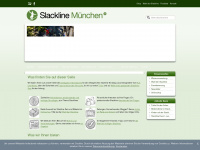 slackline-münchen.de Webseite Vorschau