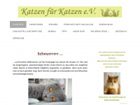 katzen-fuer-katzen.de Webseite Vorschau