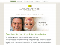 altstaedter-apotheke-hof.de Webseite Vorschau