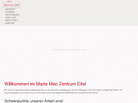 martemeo-zentrum-eifel.de Webseite Vorschau
