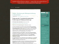 organosinfo.wordpress.com Webseite Vorschau