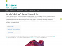 danceforfitness.de Webseite Vorschau