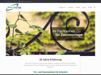 zaun-montage-1a.de Webseite Vorschau