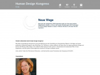 human-design-kongress.de Webseite Vorschau