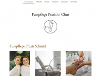 fusspflege-schmid.com Webseite Vorschau