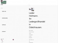 leder-hofmann.com Webseite Vorschau