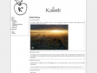 kalisti.de Webseite Vorschau