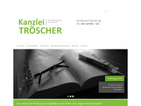 kanzlei-troescher.de Webseite Vorschau
