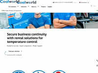coolworld-rentals.com Webseite Vorschau