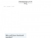 friedmann-wedding.de Webseite Vorschau