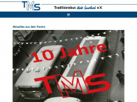traditionsbus-ms.de Webseite Vorschau