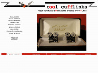 cool-cufflinks.de Webseite Vorschau