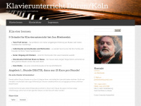 klavierunterrichtdueren.wordpress.com Webseite Vorschau